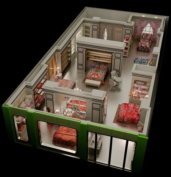 家紡店面櫥窗設計及陳列